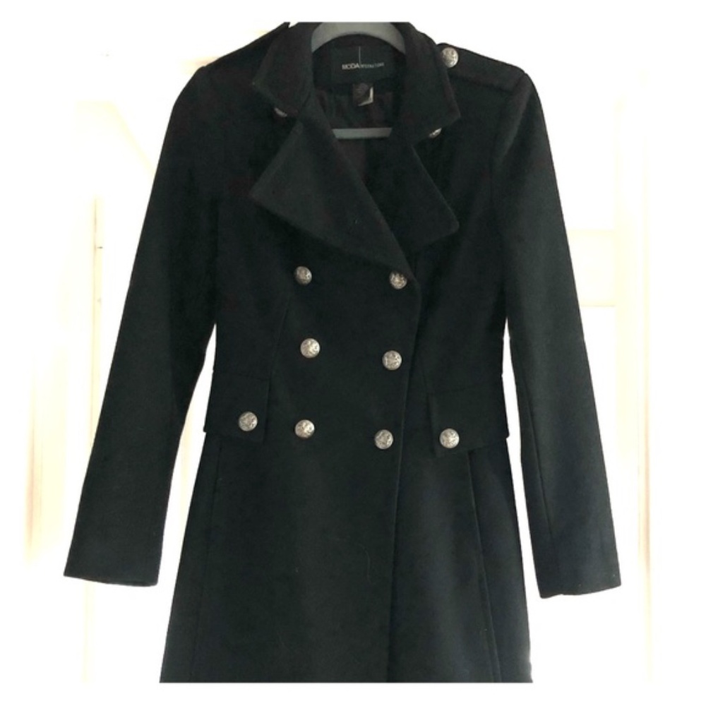 MODA International Wool Peacoat Military Peacoat